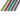 Eureka Striped Halter Pack of 5