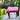 Gertie 600 Denier Rug No Fill - Pink and Raspberry