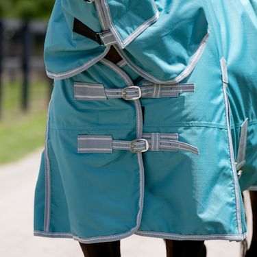 Pacific Teal 600D Rainsheet Pony Combo