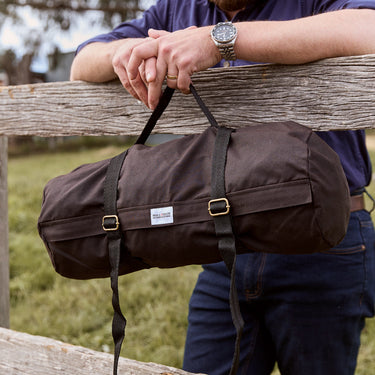 Nullarbor Oilskin Saddle Coat Bag