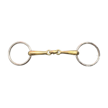 Cavalier Loose Ring Training Snaffle Bit - Gold Mouth