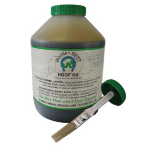 Worlds Best Hoof Oil - Plastic Jar With Brush 1ltr