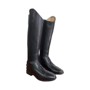 Cavalier - Leather Tall Boots in Black (Slim fit)