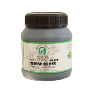 Worlds Best Hoof Oil - Show Gloss - Plastic Jar/Brush
