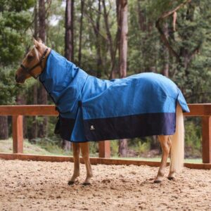 Soft Shell Unlined Canvas Combo - Light Blue/Navy