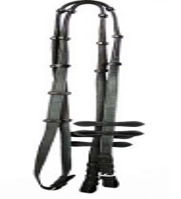 Cavalier Double Stopper Jumping Rein - Brown